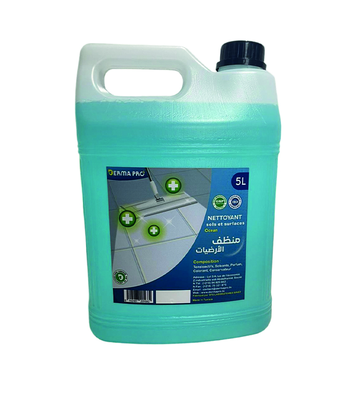 Nettoyant Sols & surfaces Océan Bleu 5L
