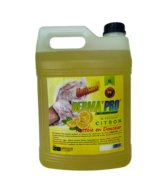 Gel lavant main moussant Citron 5L